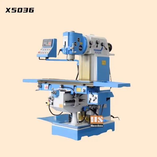 ISO50 Heavy Duty Metal Drilling & Milling Machine with X5036 Specifications and Digital Display Cutting Tool