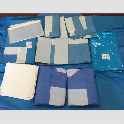 Одноразовый стерильный хирургический ортопедический пакет Хирургический халат