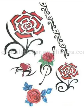 temporary tattoo sticker