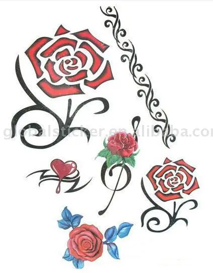 temporary tattoo sticker