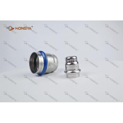 STAINLESS STEEL PIPE FITTING V PROFILE CAP