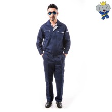 গভীর নীল অ্যান্টি-স্ট্যাটিক কাজের পোশাক