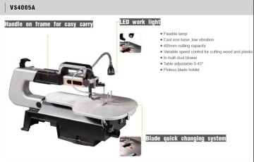 VS4005A New Style Fashion Design Scroll Saw Machine