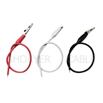 Custom Automotive Wire Harness with Silicone 14AWG Wire and Alligator Clip