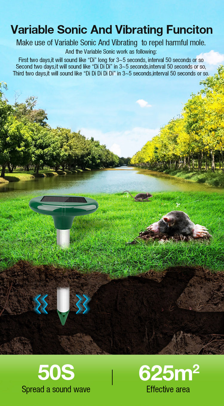 Outdoor Mole Repeller (4)
