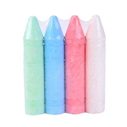 Super Big Jumbo Sidewalk Crayon Chalk: Custom, Dustless, and Washable for Outdoor Art
