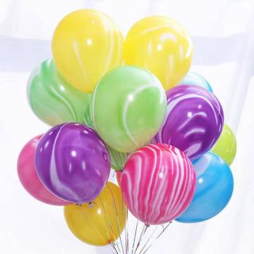 Rainbow Marble balloon Festival balloon Agate balloon