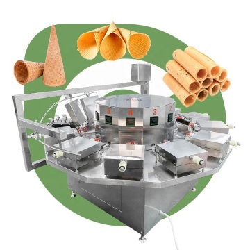 Máquina de helado de donas automáticas: conos obleas y waffle en un palo "Sin embargo, teniendo en cuenta que el enfoque parece estar más en las máquinas automatizadas para producir conos de gofres, un título más apropiado podría ser:" Cono de g