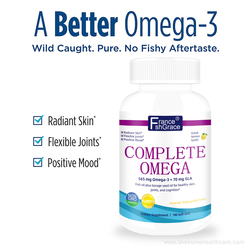 Fish oil supplement improve bone health omega3 softgels