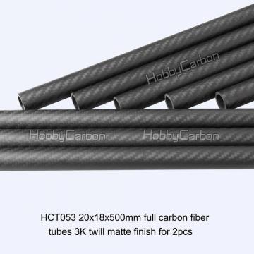 Легкий вес 3K Twill Matee Carbon Tube