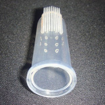 Baby tooth brush, made of silicone