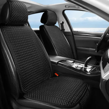 1-Seat Classic Ice Silk Universal Saddle Half Pack Car Seat Covers