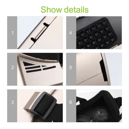 High-tech Virtual reality google smart box 3D glasses for 3D Movie and Game