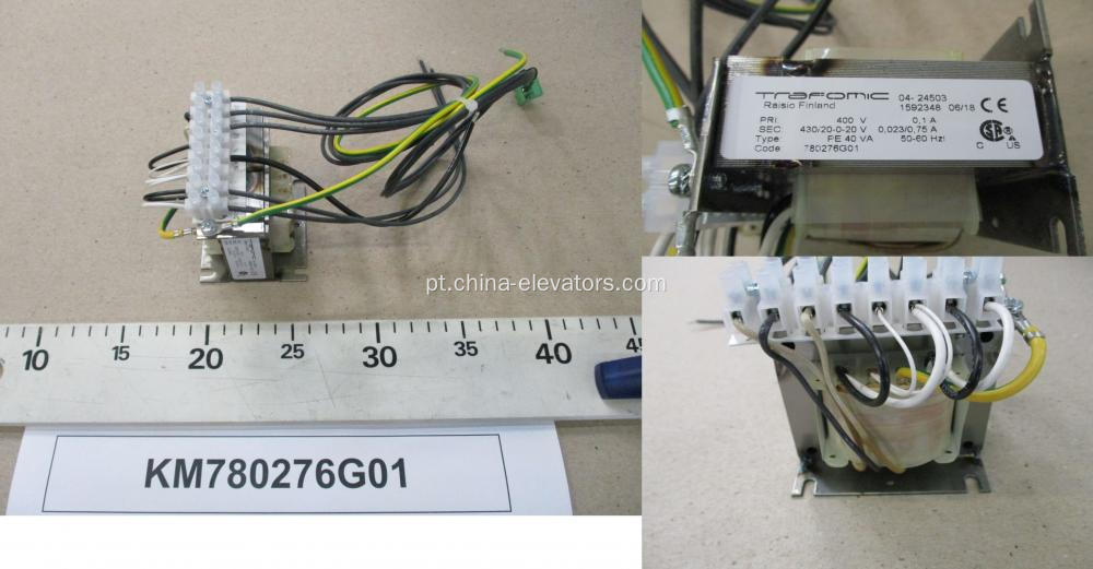 KM780276G01 V3F18 Transformador de acionamento para elevadores Kone