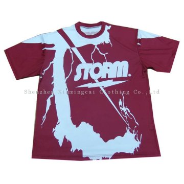 Digital Custom Printed Cycling Jerseys Sports Shirts With 100% Polyester Fabric