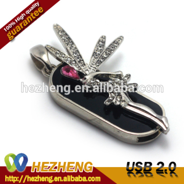 Swivel Jewelry Angel 512MB USB Disk With Necklace