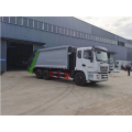 19 m³ compressed garbage truck for rear twinbridge