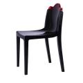 French design transparent plastic PC chair with cap