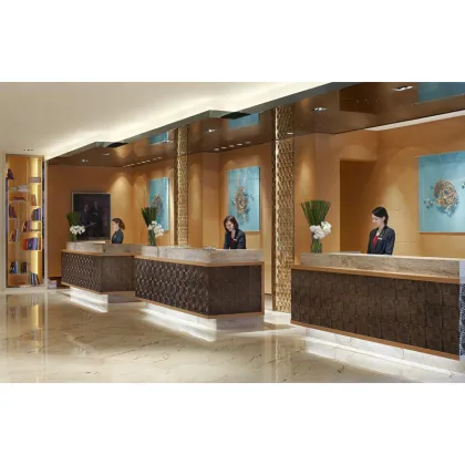 High-Quality Modern Luxury Reception Desks for Hotels - Foshan Manufacturer
