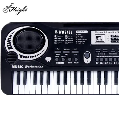 64-Keys Kids Piano with Stand, Bench, Microphone & Synthesizer: Complete Electric Piano Learning Set