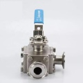 3 Way Full Bore Encapsulated Ball Valve