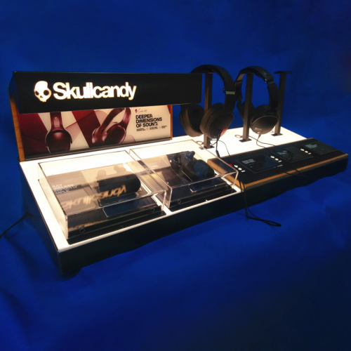 Retail Store Wooden Display Stand speaker display stand retail store Supplier
