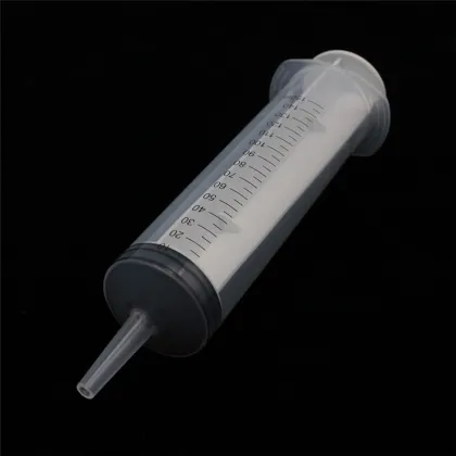 150ml Reusable Large Big Plastic Hydroponics Nutrient Sterile Health Measuring Syringe Medical Science Tools Hot Sale
