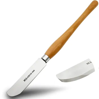 Semicircular Scraper Round Nose Scraper Carving Chisels Tool M2 Cryo HSS for Wood Lathe