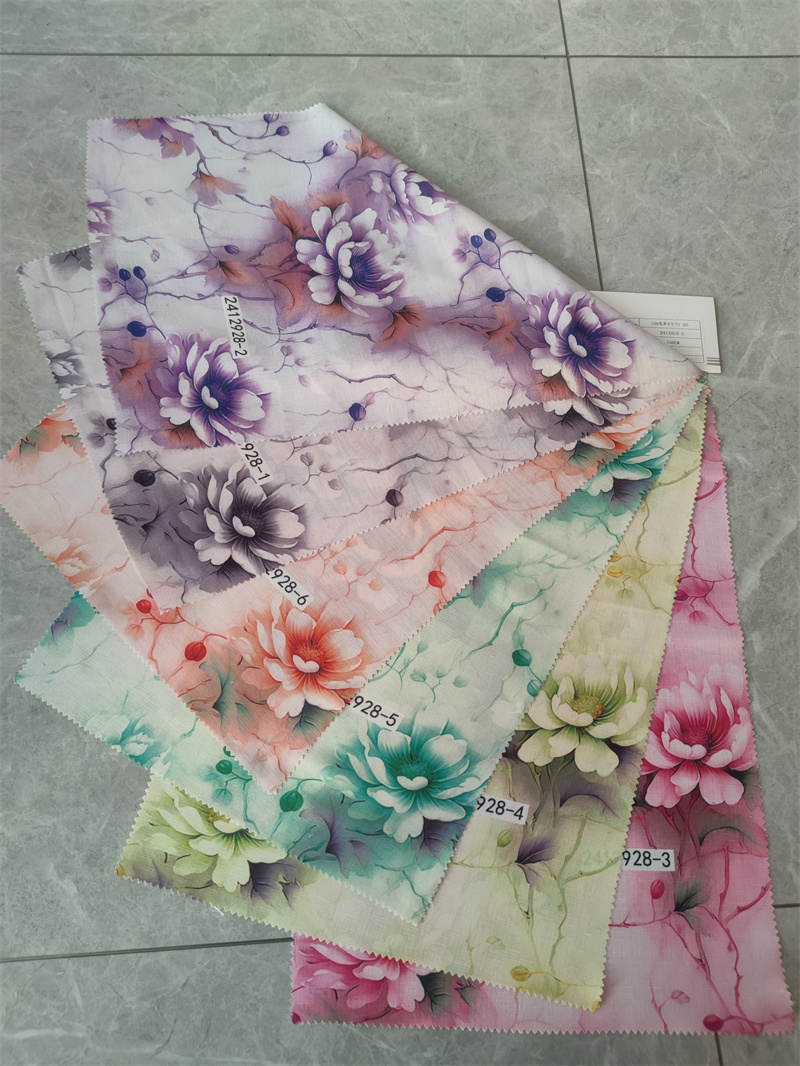 Low Elasticity Printed Bamboo Fabric Low Elasticity Printed Bamboo Fabric