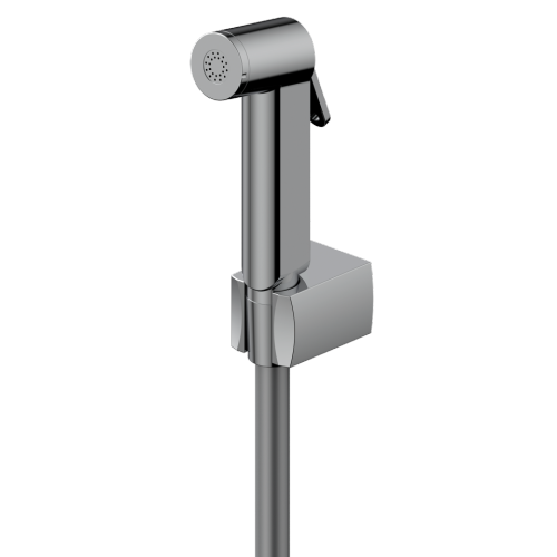Toilet portable hand held shower spray shattaf set