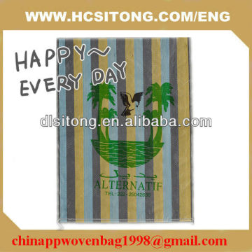 pp shopping bag exported to Peru.cheap shopping bags,brand shopping bags,pp woven shopping bag,pp empty bag,pp cartoon shopping