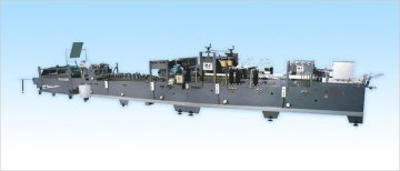 High-speed automatic folder gluer for lock-bottom paper box