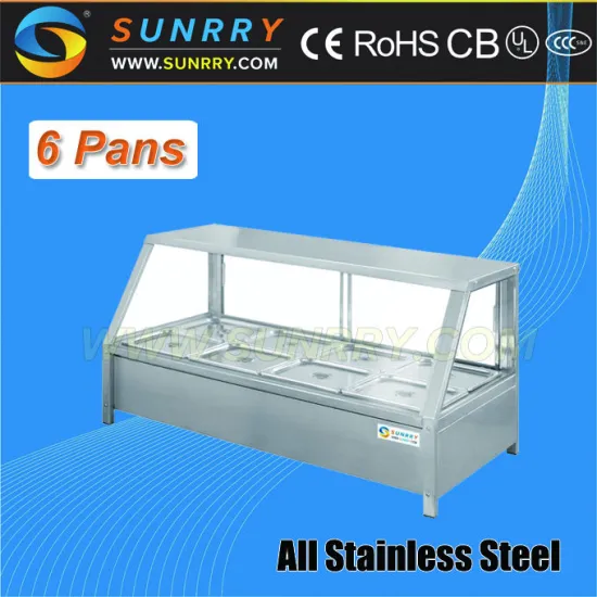 Kitchen equipment efficiency catering buffet table bain marie cooking equipment used with cover