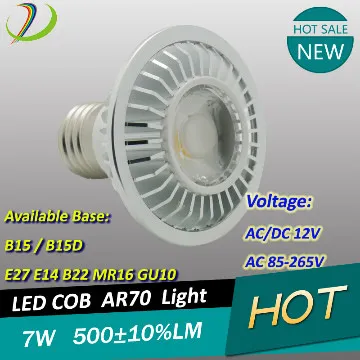 Newest Reflector Dimmable 7W E27 GU10 MR16 7W LED Spot light