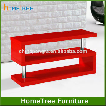 Modern stylish high gloss bookcase/shelving unit