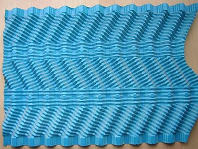 S wave cooling tower fills