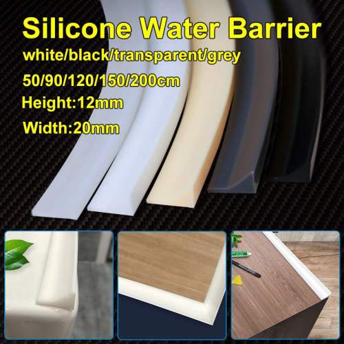 Bathroom Water Stopper Water retaining strip Bendable Bathroom door washing machine Shower Threshold Water shower dam Barrier