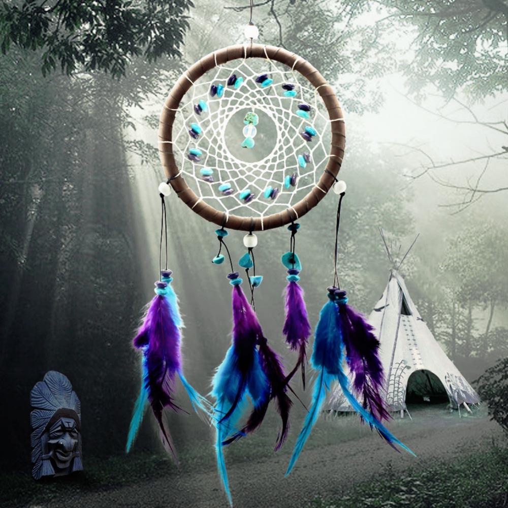 DreamCatcher हस्तनिर्मित पंख Dreamcatcher