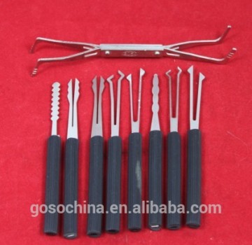 GOSO LOCKSMITH TOOLS--2-52 8pcs auto hook pick tool set