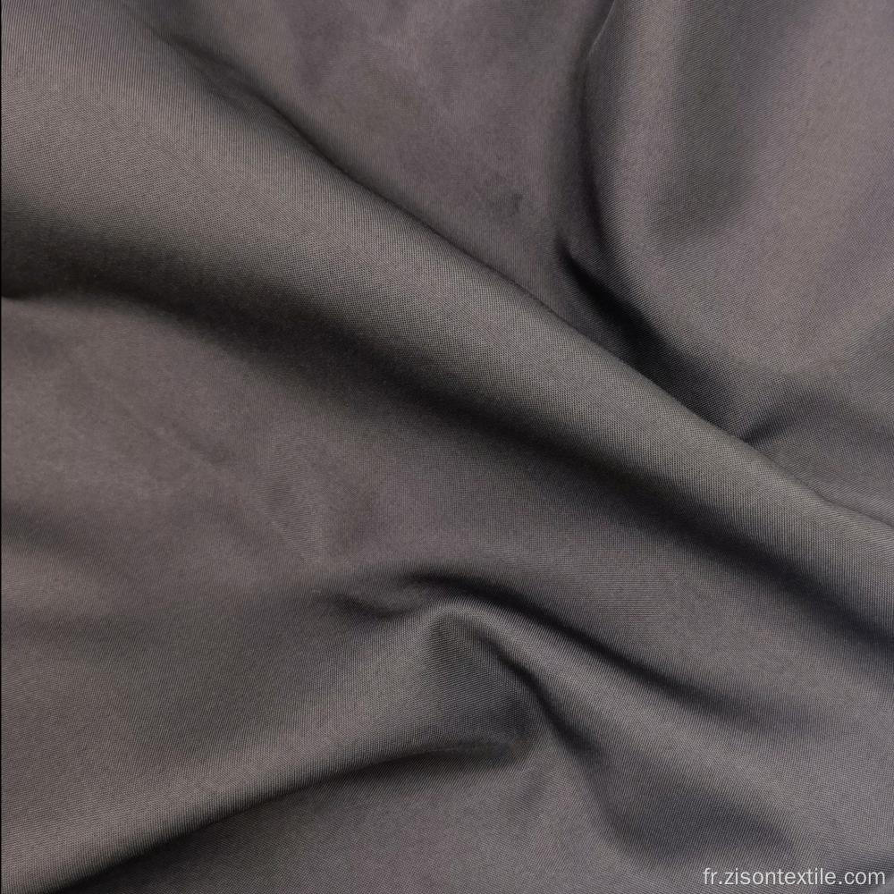 Nouveau tissu élégant de tissu pongé teint polyester lisse