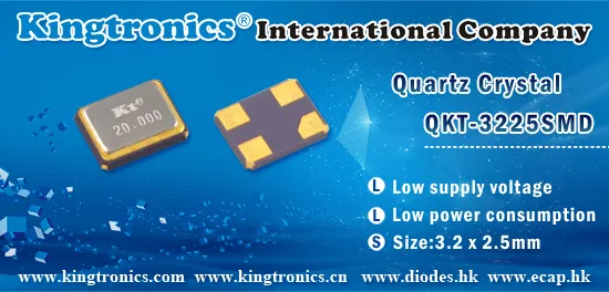 Kt Kingtronics` Alternative Solutions for Murata`s To be Discontinued Crystals 3.2 x 2.5mm, 2.5×2.0mm