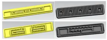 hot sale Inlay type double hole emitter