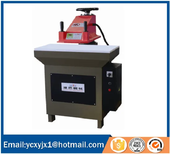 18t Hydraulic swing arm glove cutting machine/cutting press