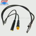 custom waterproofing ebike connector sensor cable assembly