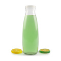 500 ml leere Glasmilchflasche mit Plastikkappe