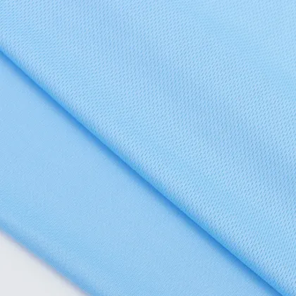 Polyester Birds Eye Mesh Jersey Fabric for Sportswear Sublimation
