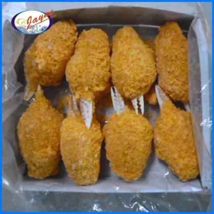 Great Taste Breaded Crab Claw Good Quality Seafood Frozen IQF Breaded Crab Claw