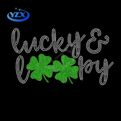 YZX Manufactory New Bling Splatter Letter Eagles Rhinestone Transfer Designs