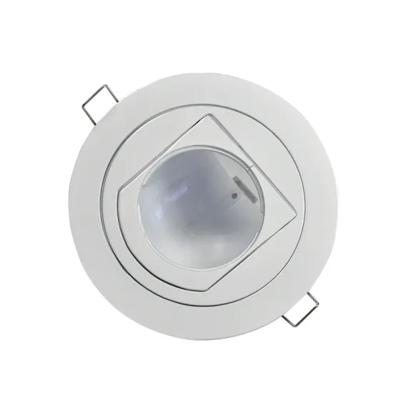 Adjustable Angle COB GU10 LED Downlight, White Black Frame, 3W-9W
