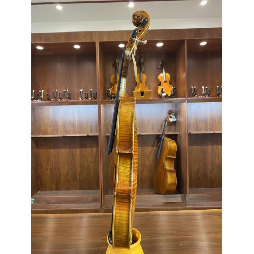 Madera de madera maciza envejecida arce acústico 4/4 violín